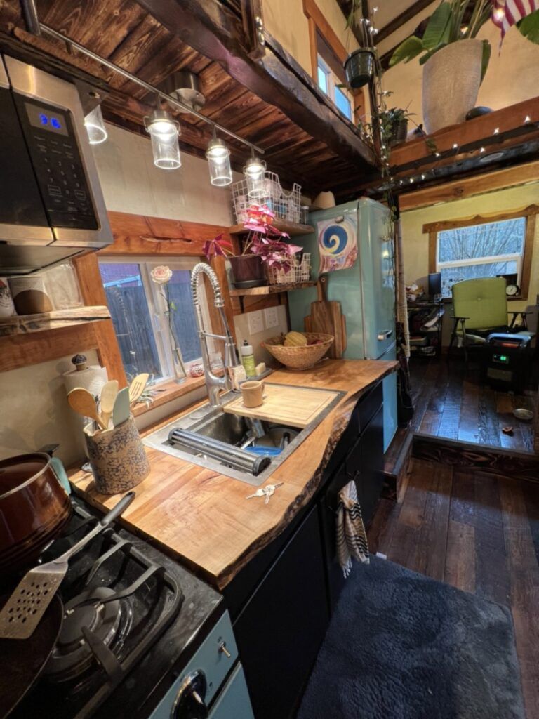 Custom Tiny Home Kitchen Interior