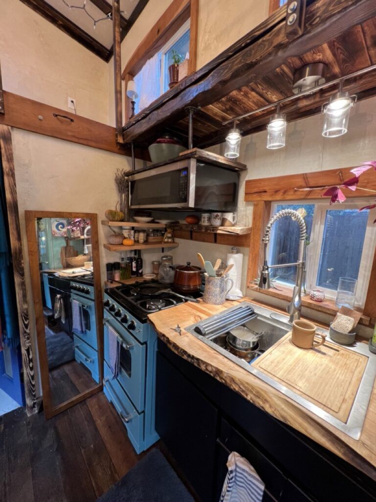 Custom Tiny Home Kitchen Interior